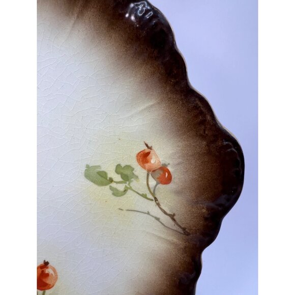 1890's Warwick China round Serving Plater - Picture 5 of 9